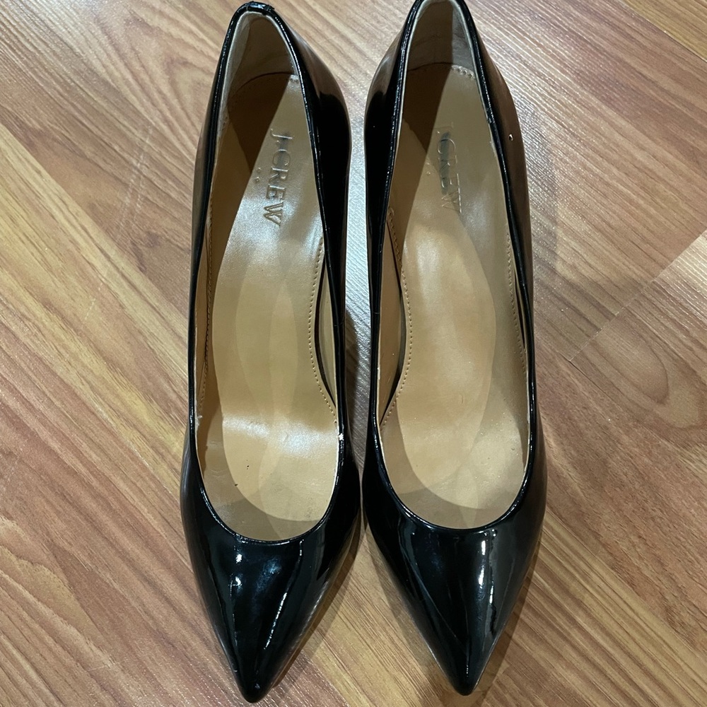 J Crew Patent Pumps Size 10